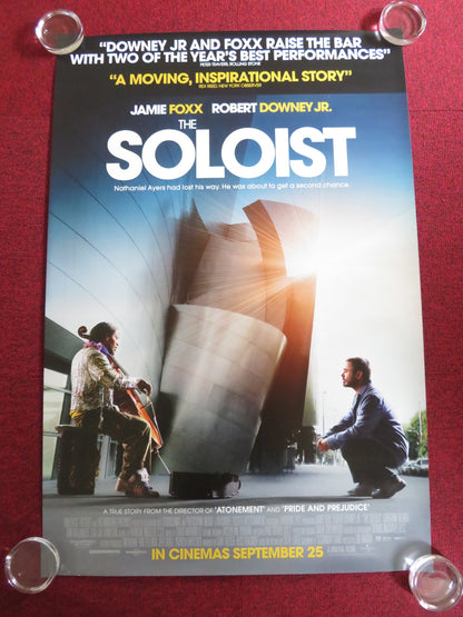 THE SOLOIST US ONE SHEET ROLLED POSTER JAMIE FOXX ROBERT DOWNEY JR. 2009