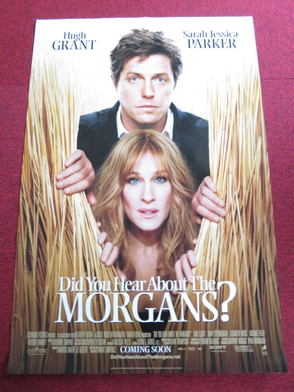 DID YOU HEAR ABOUT THE MORGANS? US ONE SHEET ROLLED POSTER HUGH GRANT 2009