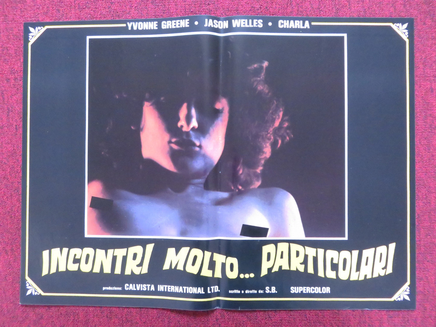 COUNT THE WAYS - C ITALIAN FOTOBUSTA POSTER MIMI ZUBER TYLER REYNOLDS 1975