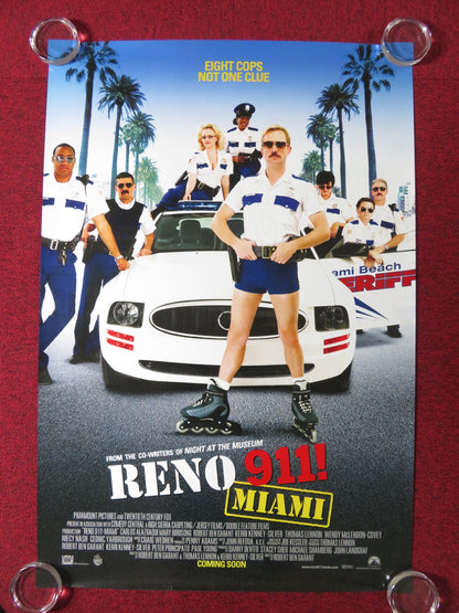 RENO 911! MIAMI- B US ONE SHEET ROLLED POSTER LENNIE LOFTIN DANNY DEVITO 2007