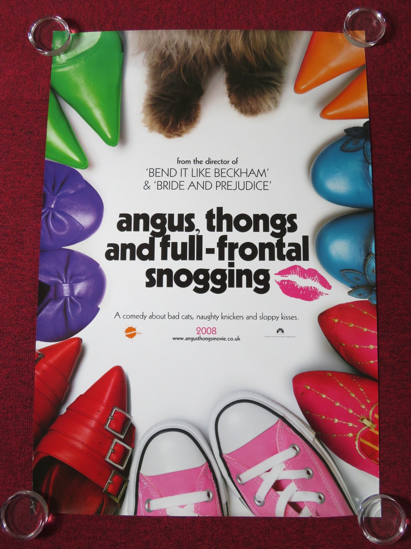 ANGUS, THONGS AND FULL-FRONTAL SNOGGING US ONE SHEET ROLLED POSTER GROOME 2008