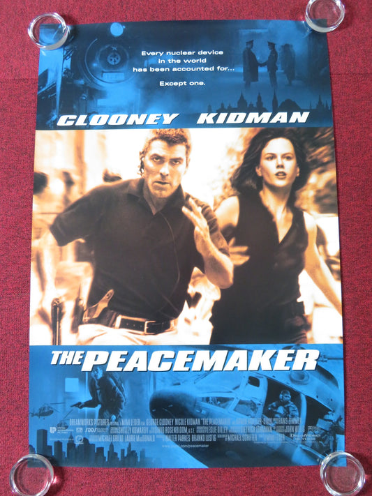 THE PEACEMAKER US ONE SHEET ROLLED POSTER GEORGE CLOONEY NICOLE KIDMAN 1997