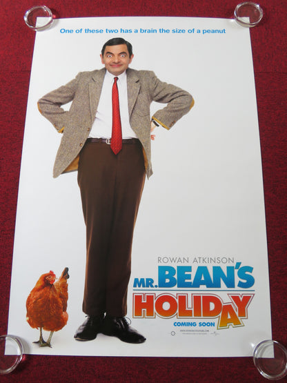 MR. BEAN'S HOLIDAY US ONE SHEET ROLLED POSTER ROWAN ATKINSON S. PEMBERTON 2007