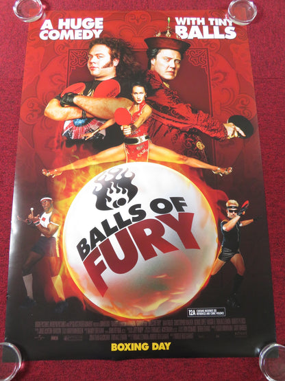 BALLS OF FURY US ONE SHEET ROLLED POSTER DAN FOGLER CHRISTOPHER WALKEN 2007