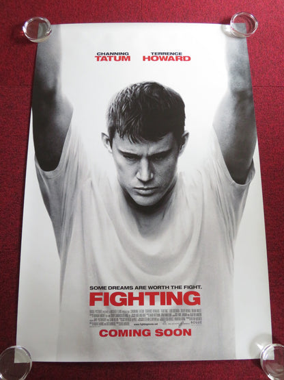 FIGHTING US ONE SHEET ROLLED POSTER CHANNING TATUM TERRENCE HOWARD 2009