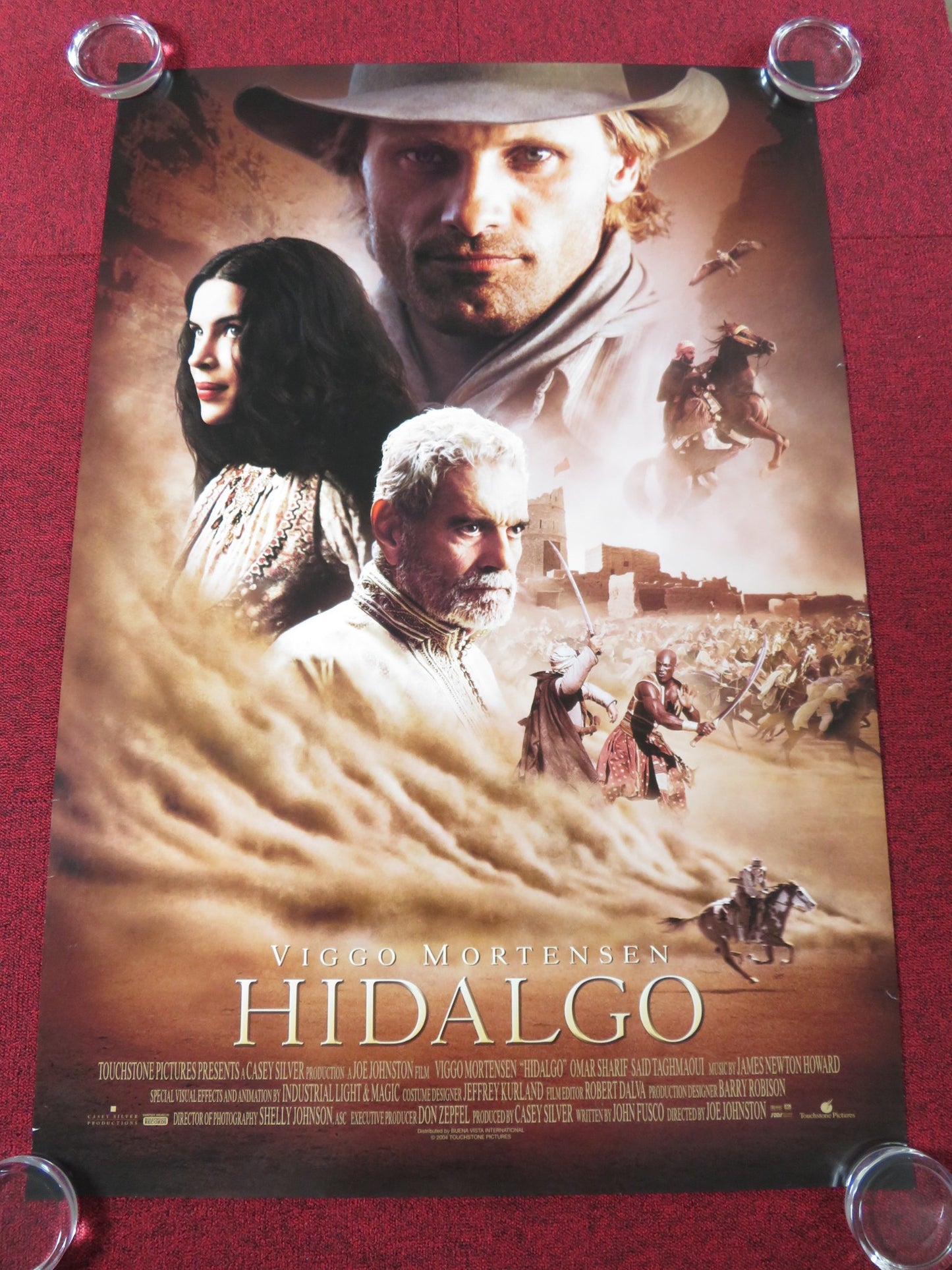 HIDALGO US ONE SHEET ROLLED POSTER VIGGO MORTENSEN OMAR SHARIF 2004