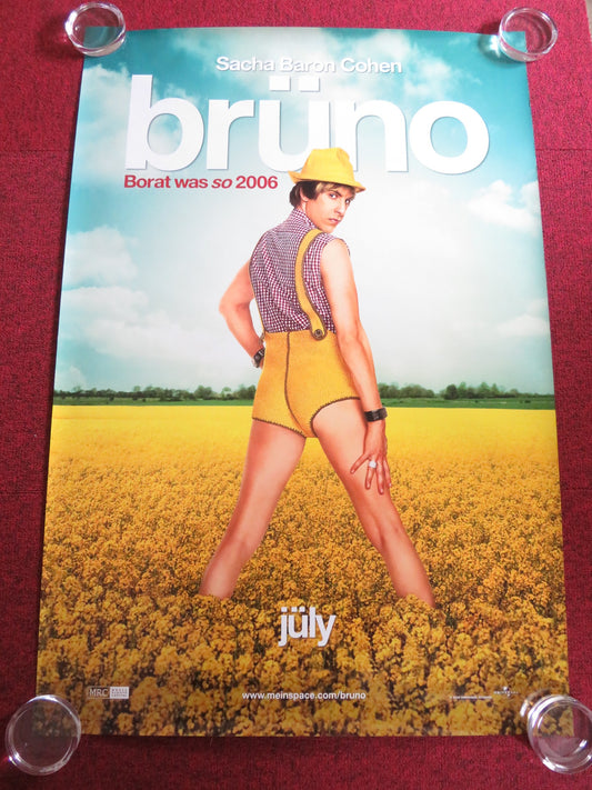 BRUNO - B  US ONE SHEET ROLLED POSTER SACHA BARON COHEN 2009