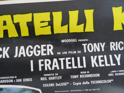 NED KELLY - D ITALIAN FOTOBUSTA POSTER MICK JAGGER CLARISSA KAYE-MASON 1970