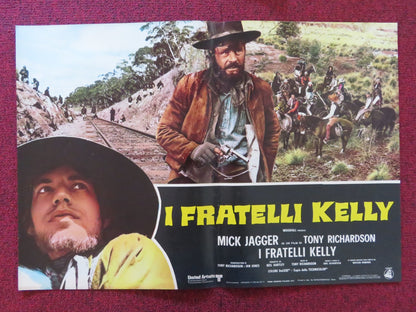 NED KELLY - E ITALIAN FOTOBUSTA POSTER MICK JAGGER CLARISSA KAYE-MASON 1970