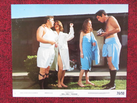 I WILL, I WILL... FOR NOW LOBBY CARD ELLIOTT GOULD DIANE KEATON 1976