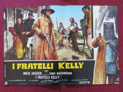 NED KELLY - G ITALIAN FOTOBUSTA POSTER MICK JAGGER CLARISSA KAYE-MASON 1970