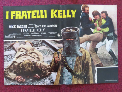 NED KELLY - H ITALIAN FOTOBUSTA POSTER MICK JAGGER CLARISSA KAYE-MASON 1970