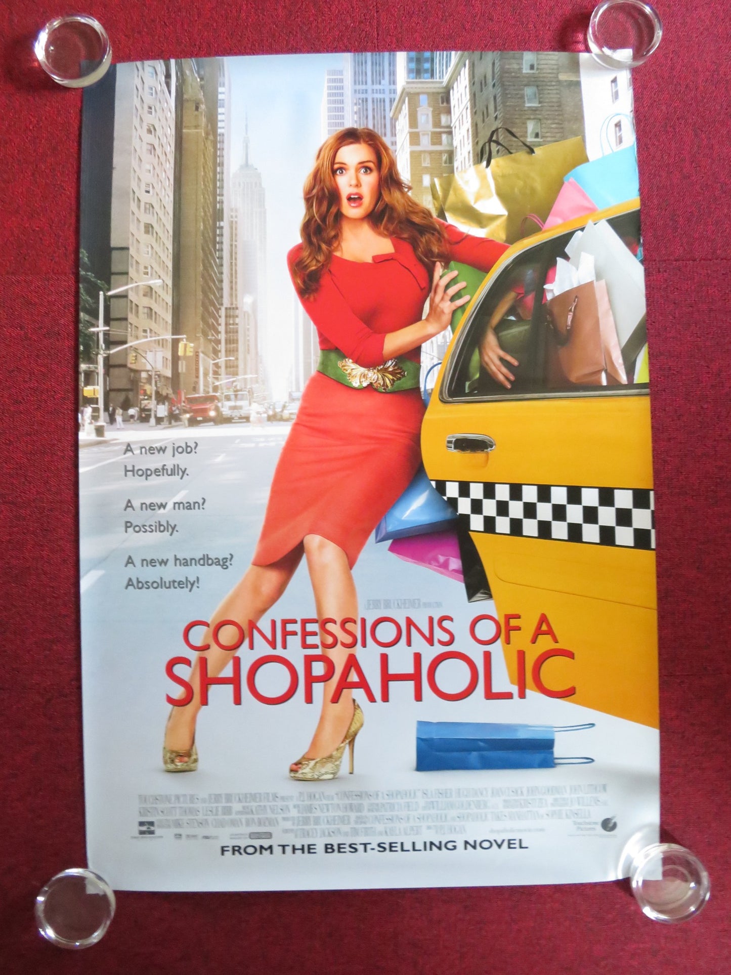 CONFESSIONS OF A SHOPAHOLIC US ONE SHEET ROLLED POSTER ISLA FISHER 2009