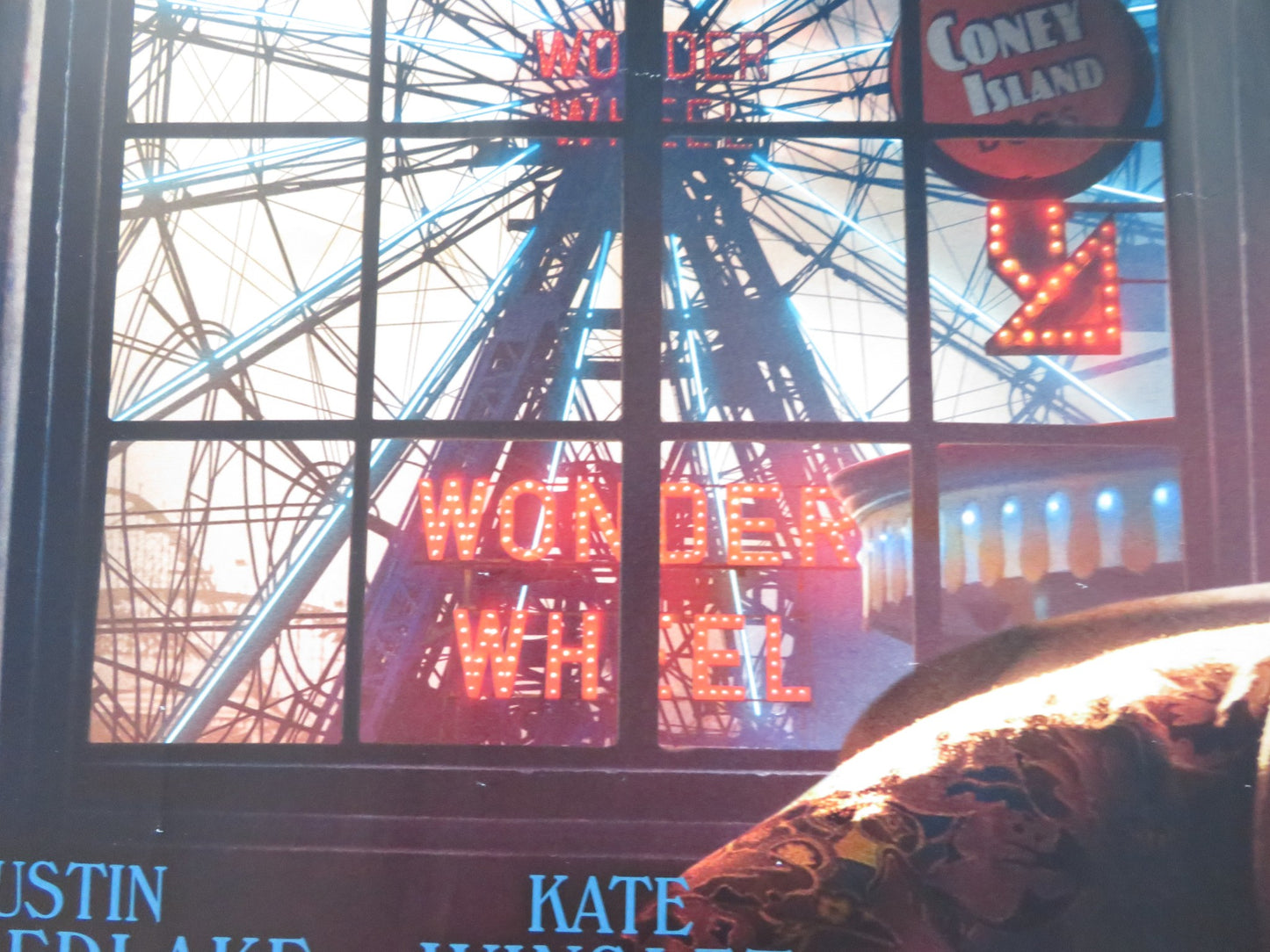 WONDER WHEEL UK QUAD ROLLED POSTER KATE WINSLET JUSTIN TIMBERLAKE 2017