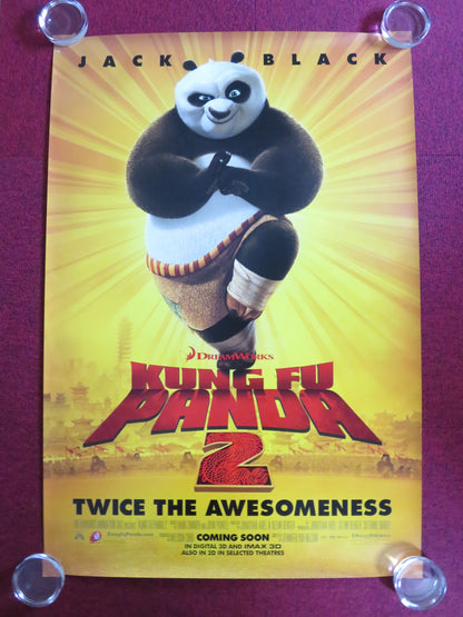 KUNG FU PANDA 2- B  US ONE SHEET ROLLED POSTER JACK BLACK ANGELINA JOLIE 2011