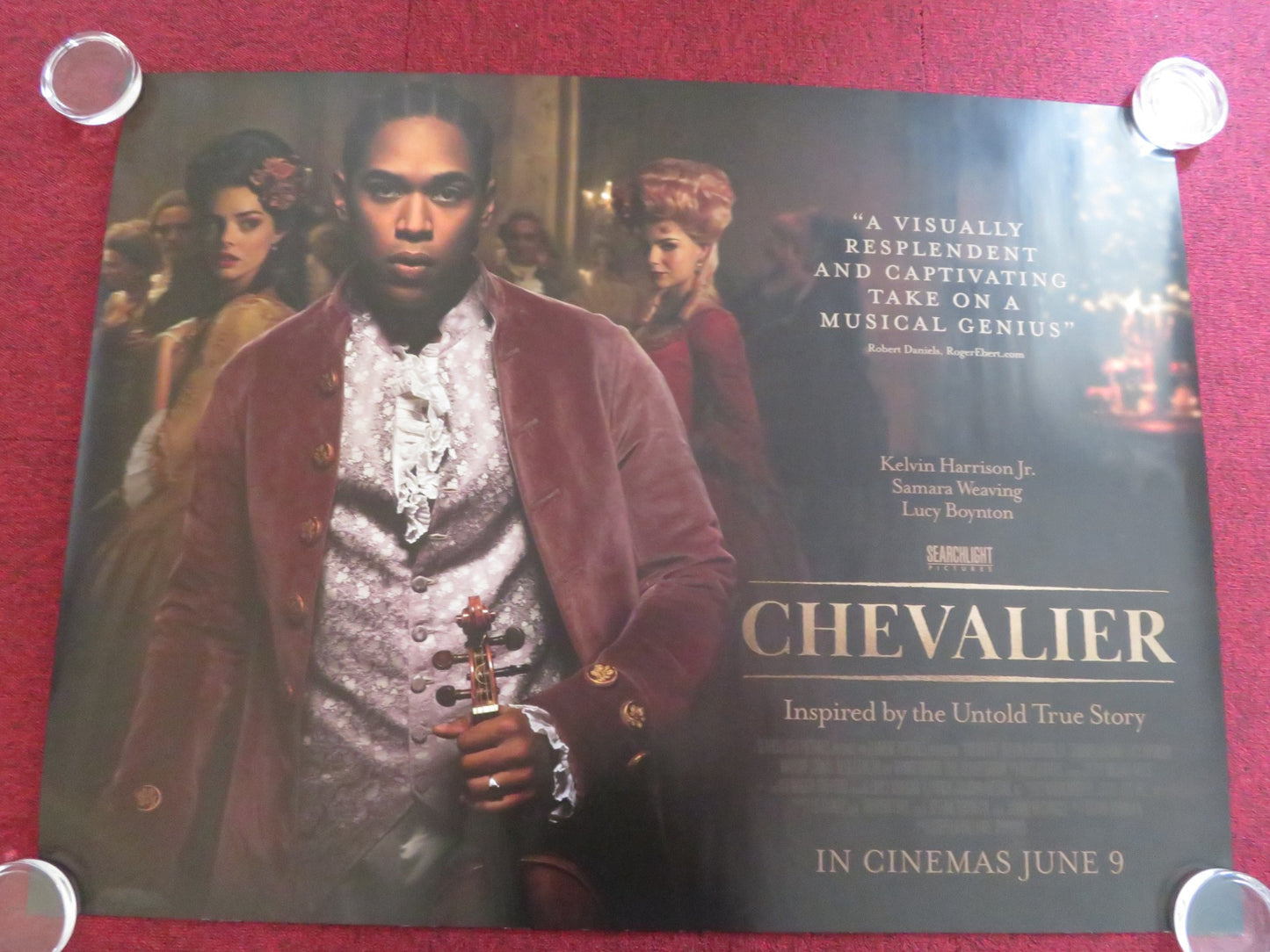 CHEVALIER UK QUAD ROLLED POSTER KELVIN HARRISON JR. SAMARA WEAVING 2022