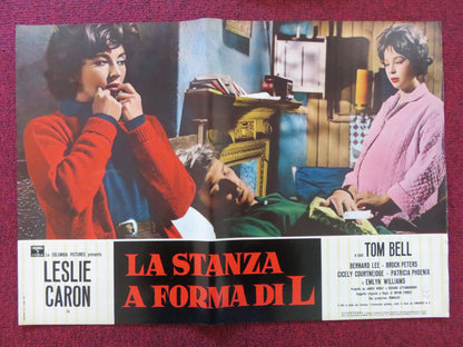 THE L-SHAPED ROOM - J ITALIAN FOTOBUSTA POSTER LESLIE CARON TOM BELL 1962