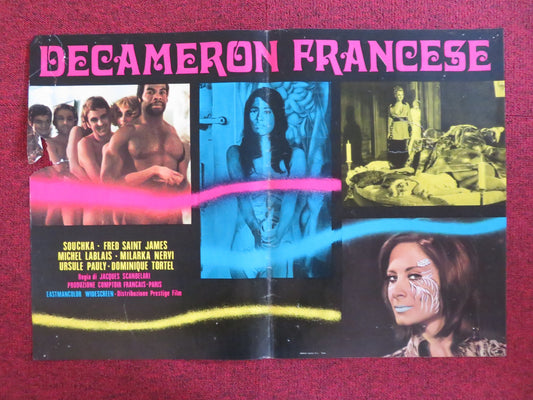 BEYOND LOVE AND EVIL - B ITALIAN FOTOBUSTA POSTER SOUCHKA FRED SAINT JAMES 1969