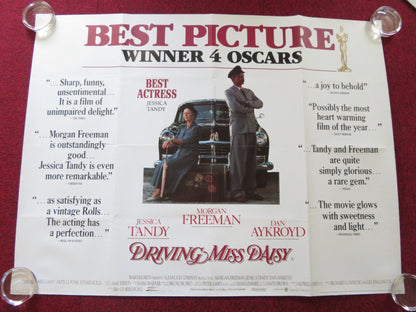 DRIVING MISS DAISY UK QUAD ROLLED POSTER MORGAN FREEMAN JESSICA TANDY 1989