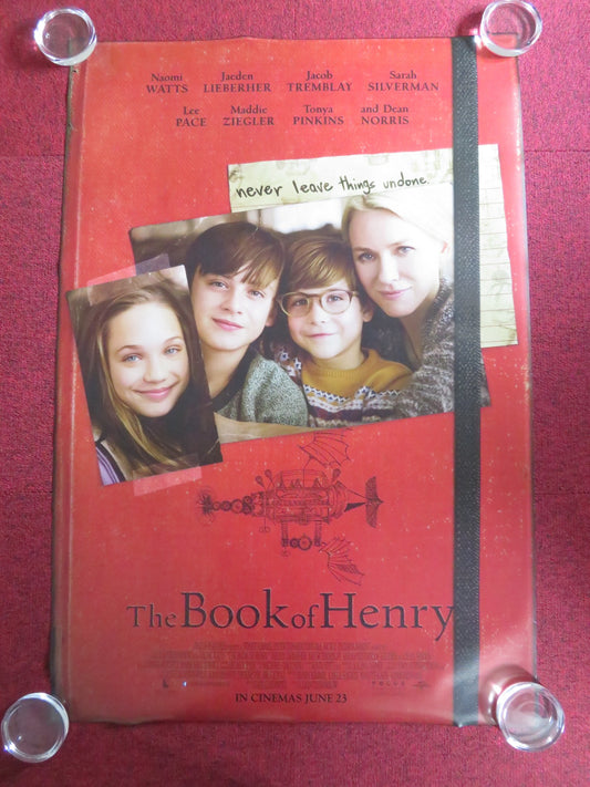 THE BOOK OF HENRY US ONE SHEET ROLLED POSTER NAOMI WATTS SARAH SILVERMAN 2017