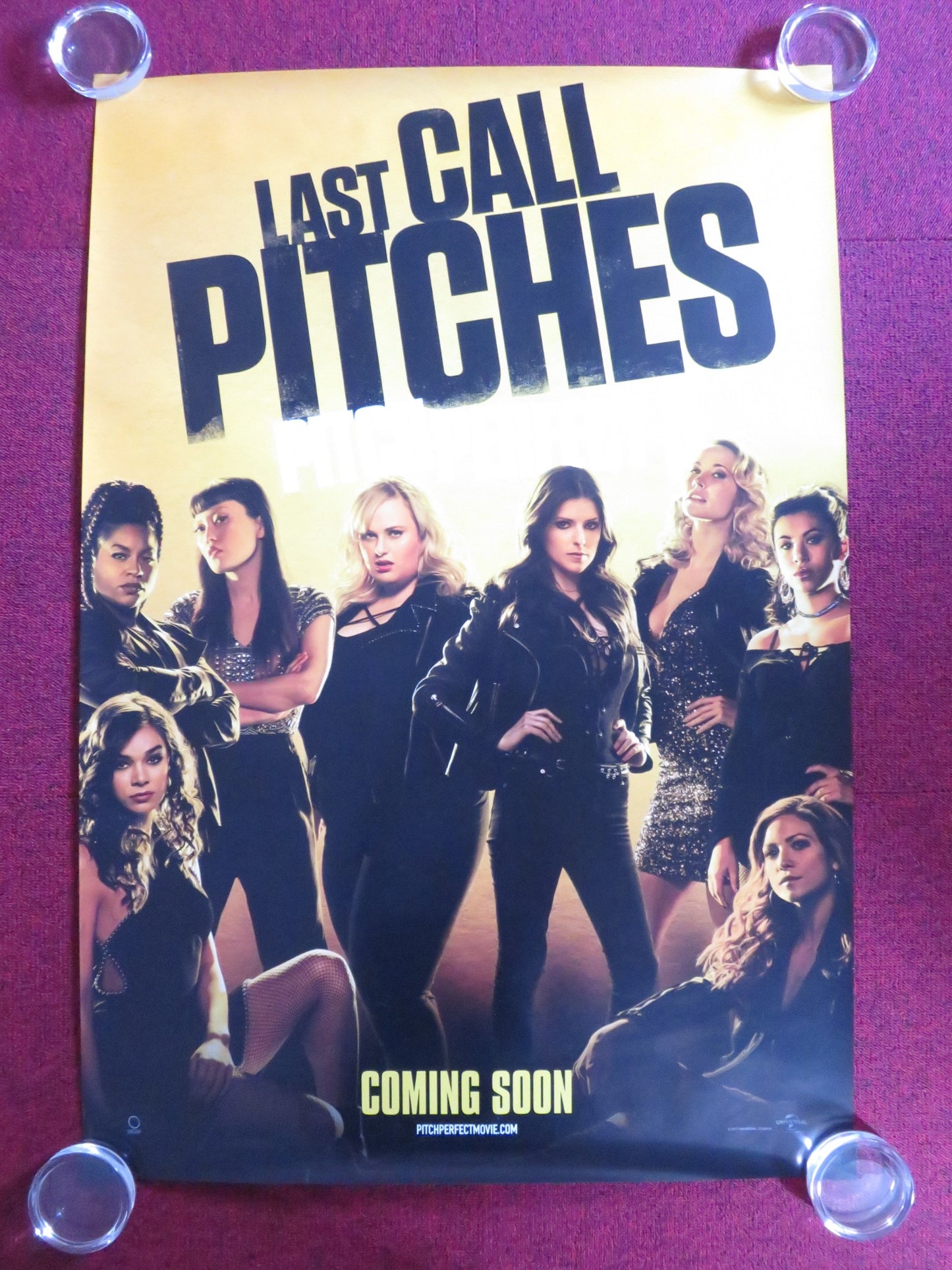 PITCH PERFECT 3 - B US ONE SHEET ROLLED POSTER REBEL WILSON ANNA KENDRICK 2017