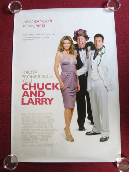 I NOW PRONOUNCE YOU CHUCK & LARRY US ONE SHEET ROLLED POSTER ADAM SANDLER 2007