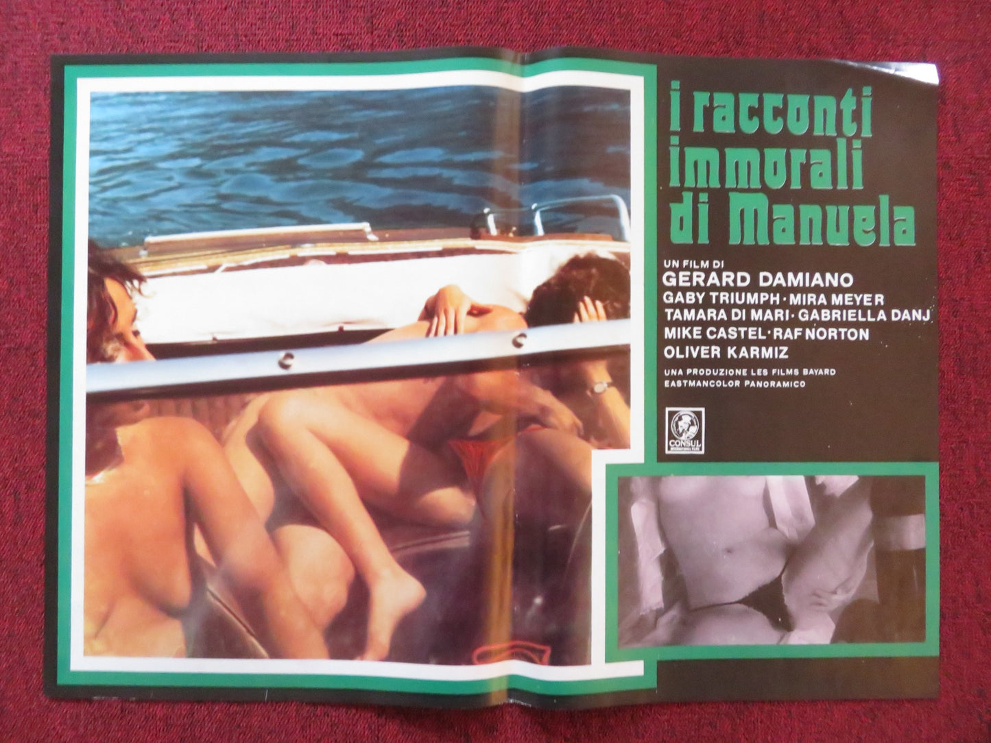 I RACCONTI IMMORALI DI MANUELA - A ITALIAN FOTOBUSTA POSTER GABY TRIUMPH 1979