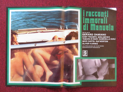 I RACCONTI IMMORALI DI MANUELA - A ITALIAN FOTOBUSTA POSTER GABY TRIUMPH 1979