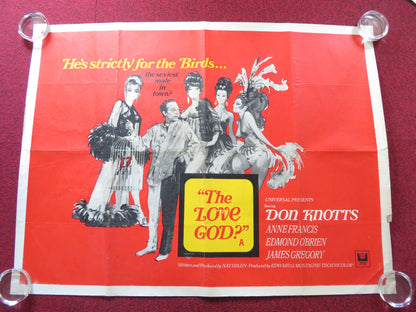 THE LOVE GOD? UK QUAD ROLLED POSTER DON KNOTTS ANNDE FRANCIS 1969