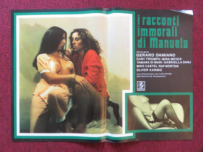 I RACCONTI IMMORALI DI MANUELA - B ITALIAN FOTOBUSTA POSTER GABY TRIUMPH 1979