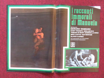 I RACCONTI IMMORALI DI MANUELA - C ITALIAN FOTOBUSTA POSTER GABY TRIUMPH 1979