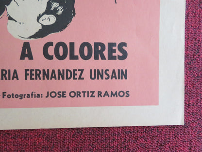 FALLASTE CORAZON MEXICAN POSTER FOLDED JACQUELINE ANDERE CUCO SANCHEZ 1970