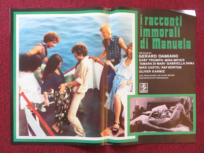 I RACCONTI IMMORALI DI MANUELA - D ITALIAN FOTOBUSTA POSTER GABY TRIUMPH 1979