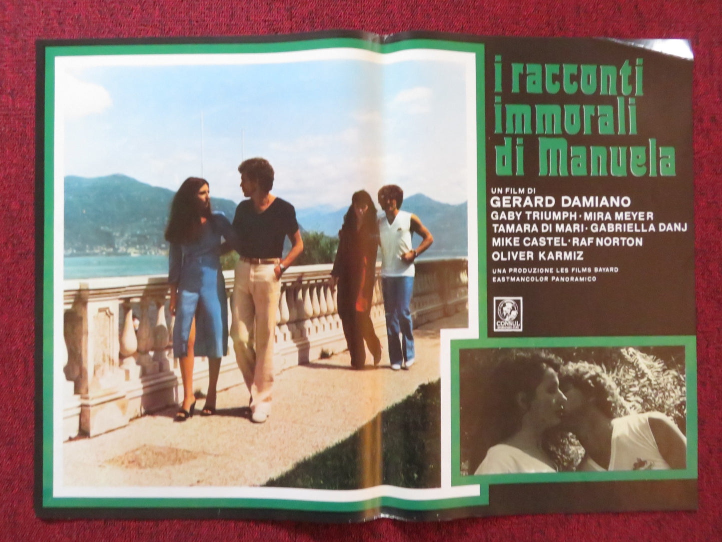 I RACCONTI IMMORALI DI MANUELA - F ITALIAN FOTOBUSTA POSTER GABY TRIUMPH 1979