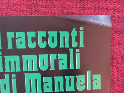 I RACCONTI IMMORALI DI MANUELA - F ITALIAN FOTOBUSTA POSTER GABY TRIUMPH 1979