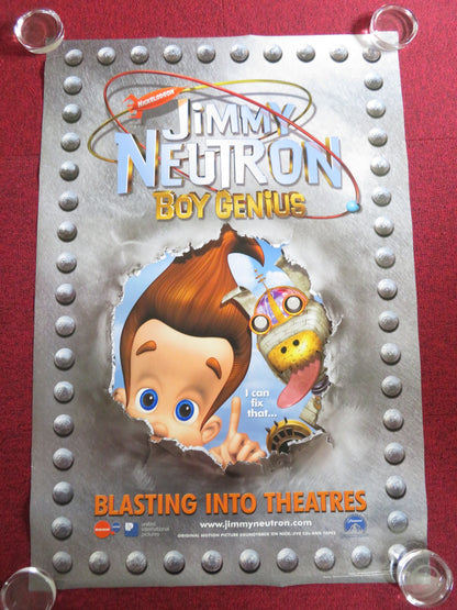 JIMMY NEUTRON: BOY GENIUS US ONE SHEET ROLLED POSTER MEGAN CAVANAGH DECARLO 2001