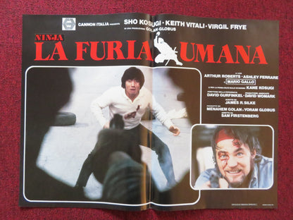 REVENGE OF THE NINJA - C ITALIAN FOTOBUSTA POSTER CANNON SHO KOSUGI 1984