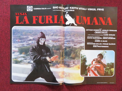 REVENGE OF THE NINJA - E ITALIAN FOTOBUSTA POSTER CANNON SHO KOSUGI 1984