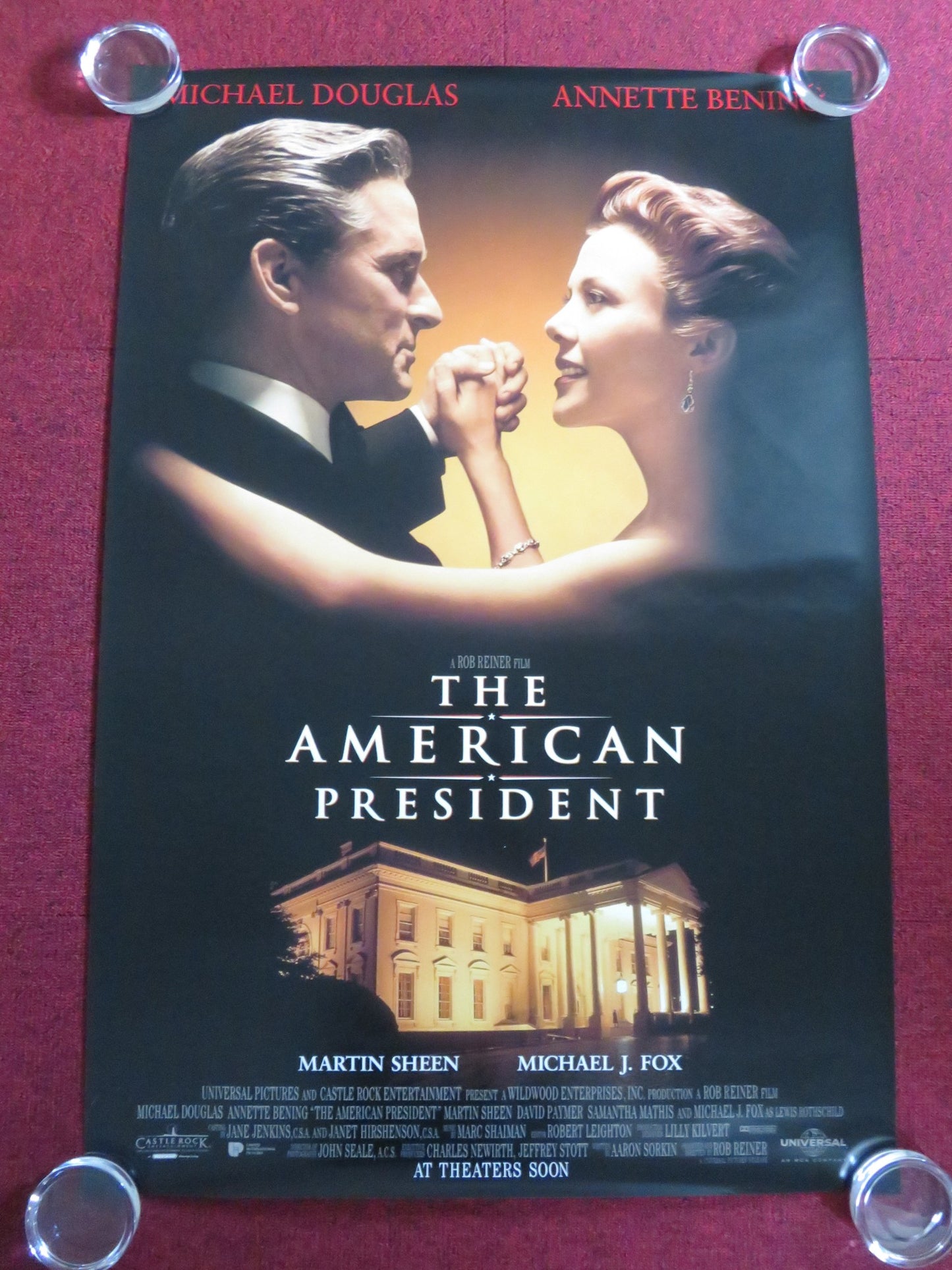 THE AMERICAN PRESIDENT - B US ONE SHEET ROLLED POSTER MICHAEL DOUGLAS 1995