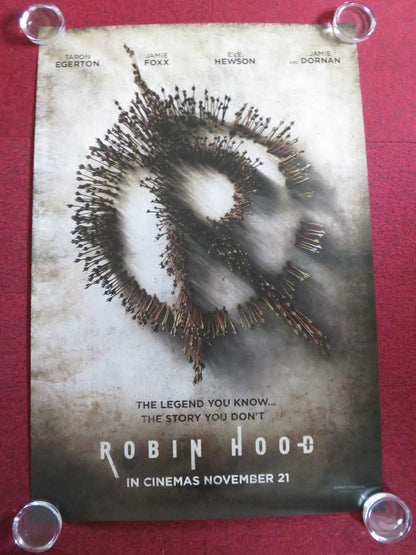 ROBIN HOOD US ONE SHEET ROLLED POSTER TARON EGERTON JAMIE FOXX 2018