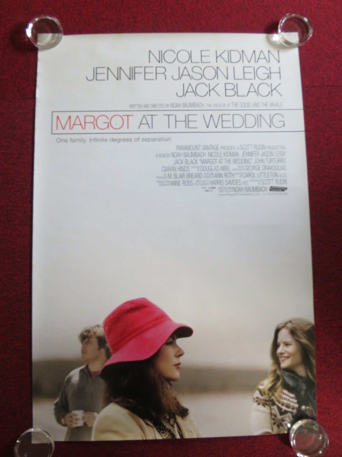 MARGOT AT THE WEDDING US ONE SHEET ROLLED POSTER NICOLE KIDMAN JACK BLACK 2007