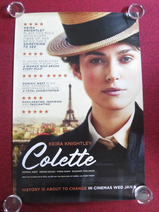 COLETTE US ONE SHEET ROLLED POSTER KEIRA KNIGHTLEY FIONA SHAW 2018