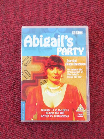 ABIGAIL'S PARTY (DVD) ALISON STEADMAN TIM STERN 1977 REGION 2, 4