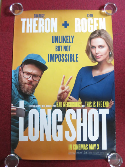 LONG SHOT US ONE SHEET ROLLED POSTER CHARLIZE THERON SETH ROGEN 2019