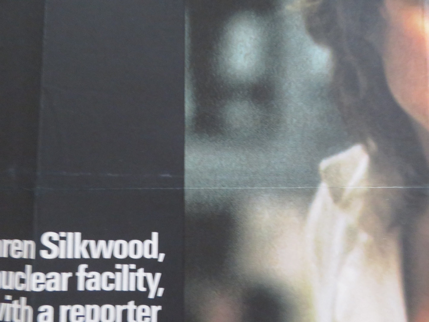 SILKWOOD UK QUAD ROLLED POSTER MERYL STREEP CHER KURT RUSSELL 1983