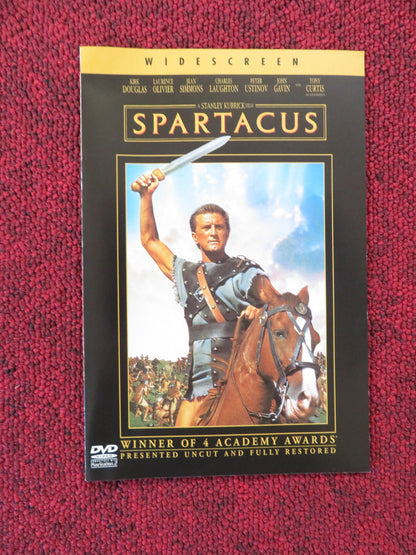 SPARTACUS (DVD) KIRK DOUGLAS LAURENCE OLIVIER 1960 REGION 2