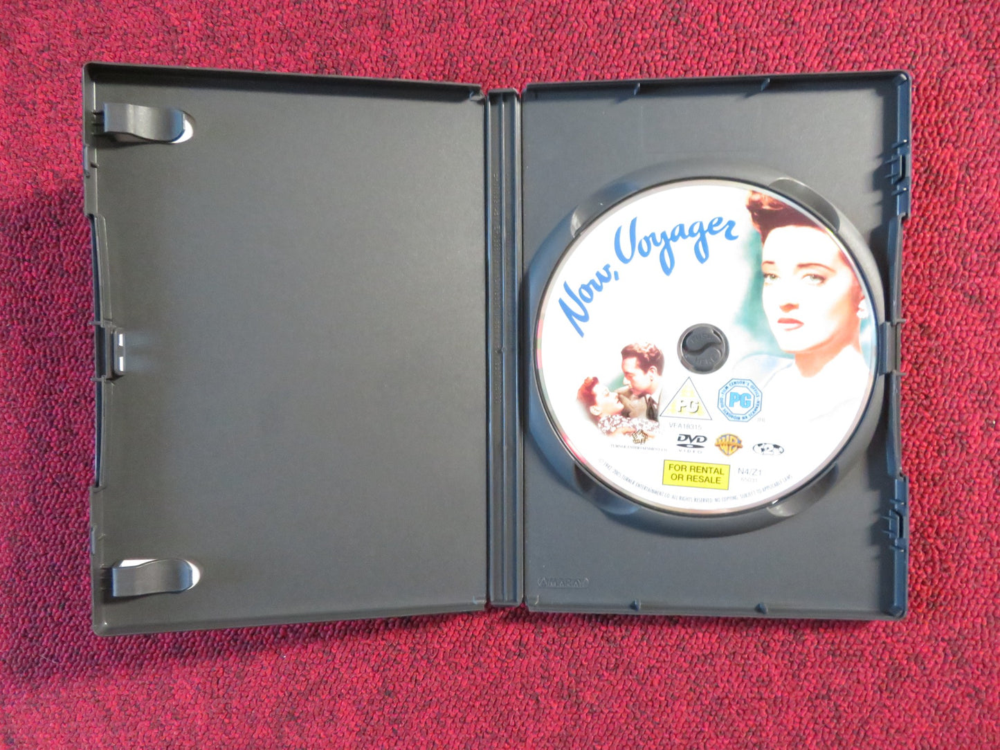 NOW, VOYAGER (DVD) BETTE DAVIS PAUL HENREID 1942 REGION 2