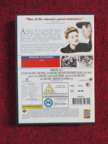 NOW, VOYAGER (DVD) BETTE DAVIS PAUL HENREID 1942 REGION 2