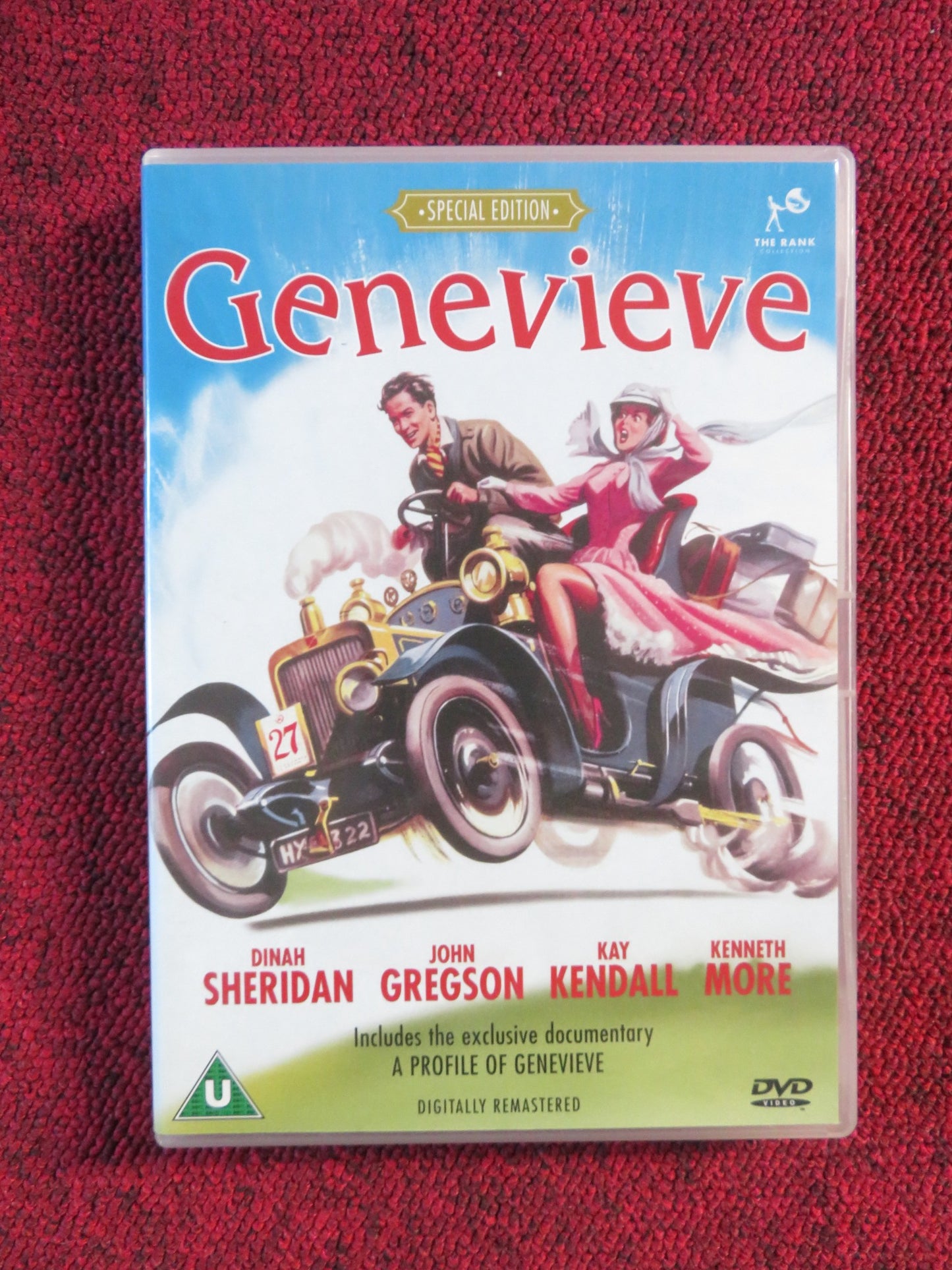 GENEVIEVE (DVD) DINAH SHERIDAN JOHN GREGSON 1953 REGION 2