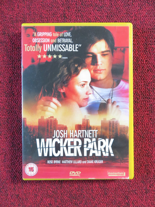 WICKER PARK (DVD) JOSH HARTNETT ROSE BYRNE 2004 REGION 2